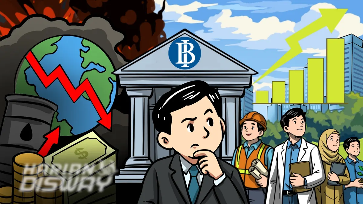 Ilustrasi sumber Harian Disway untuk pembahasan stabilitas moneter dan pertumbuhan dalam FGD BI bersama dosen
