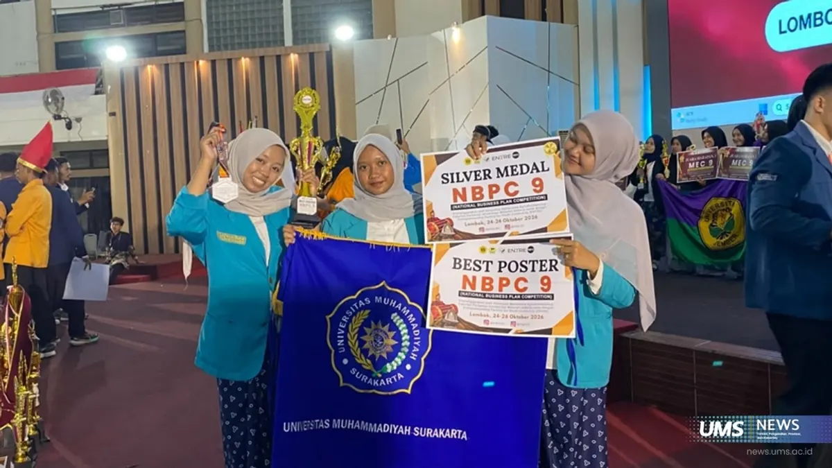 Mahasiswa UMS menampilkan inovasi Sobat Ceria pada NBPC 9 Lombok