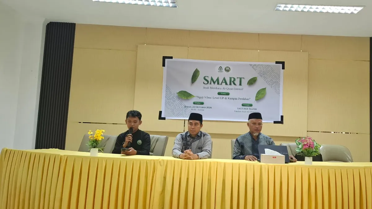 Anwar Abd. Rahman menjadi pemateri dalam pembinaan membaca Al-Qur’an SMART UIN Alauddin Makassar