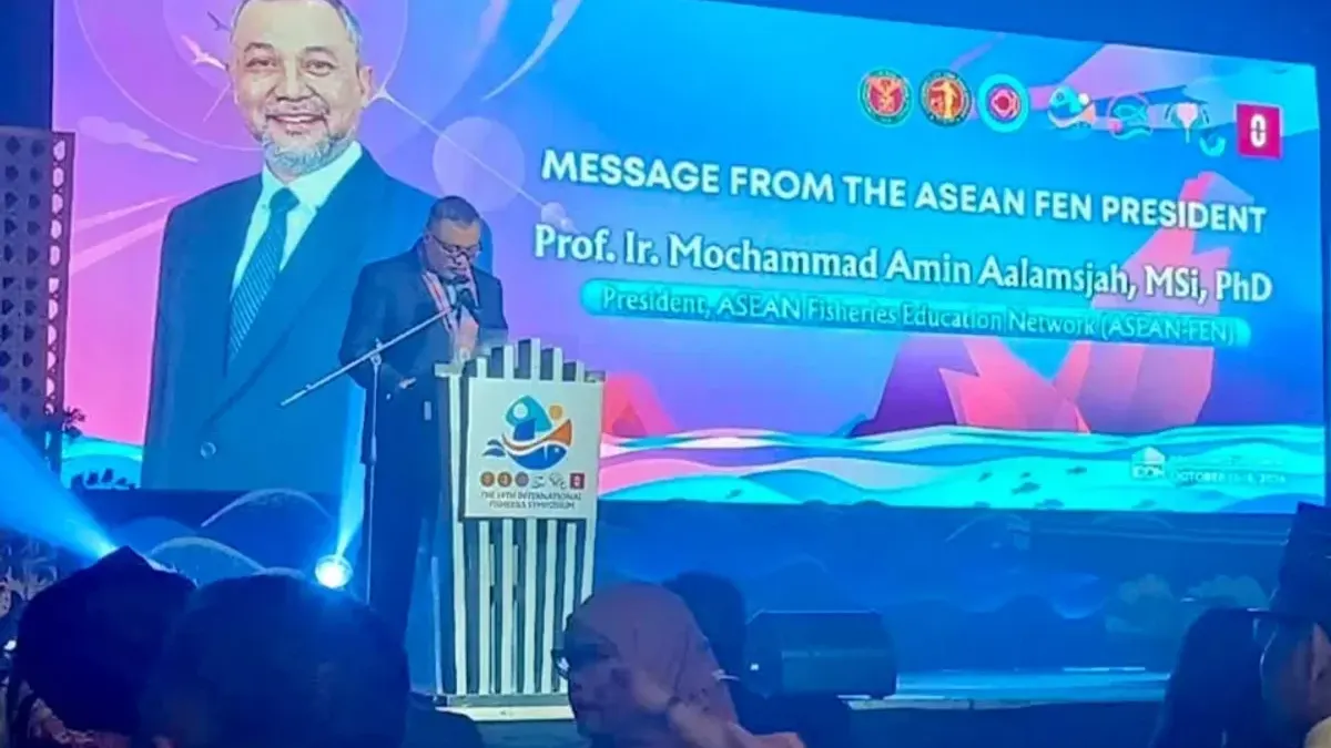 Dokumentasi Prof. Amin Alamsjah dalam forum perikanan ASEAN