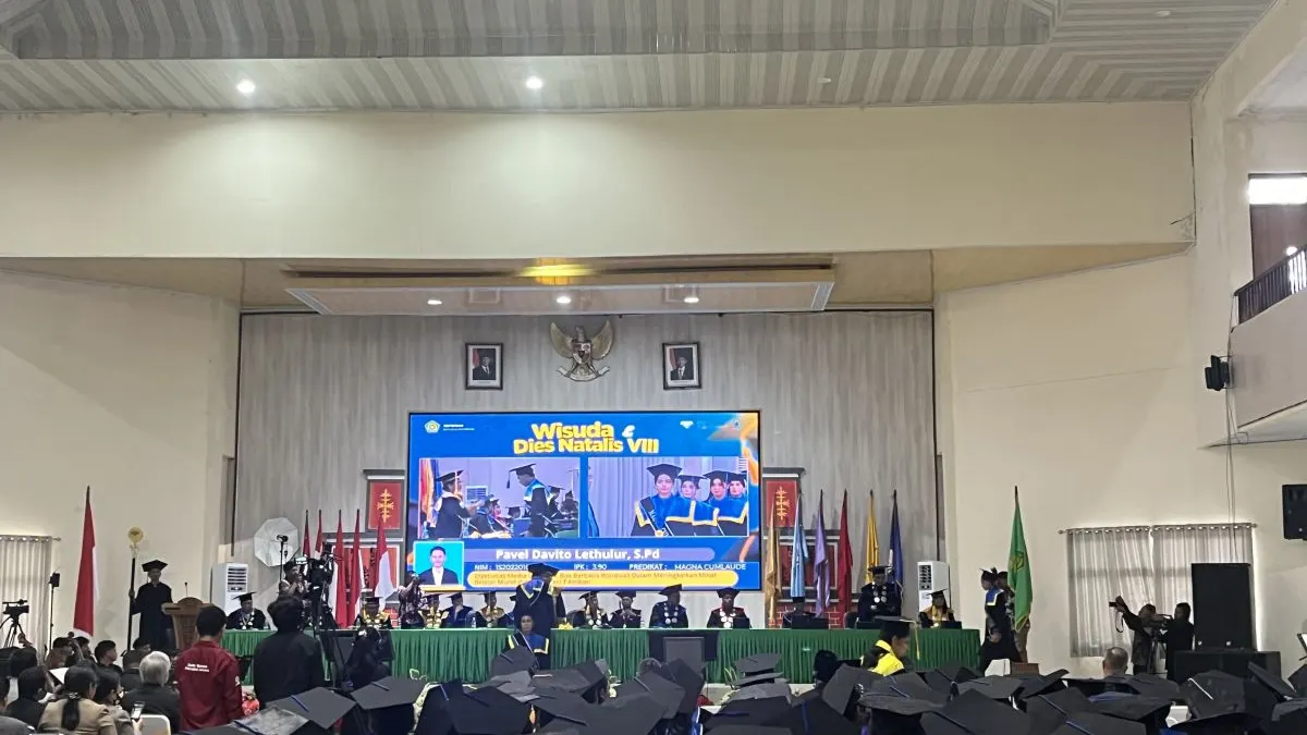 Prosesi wisuda 161 lulusan IAKN Ambon pada 27 Oktober 2026