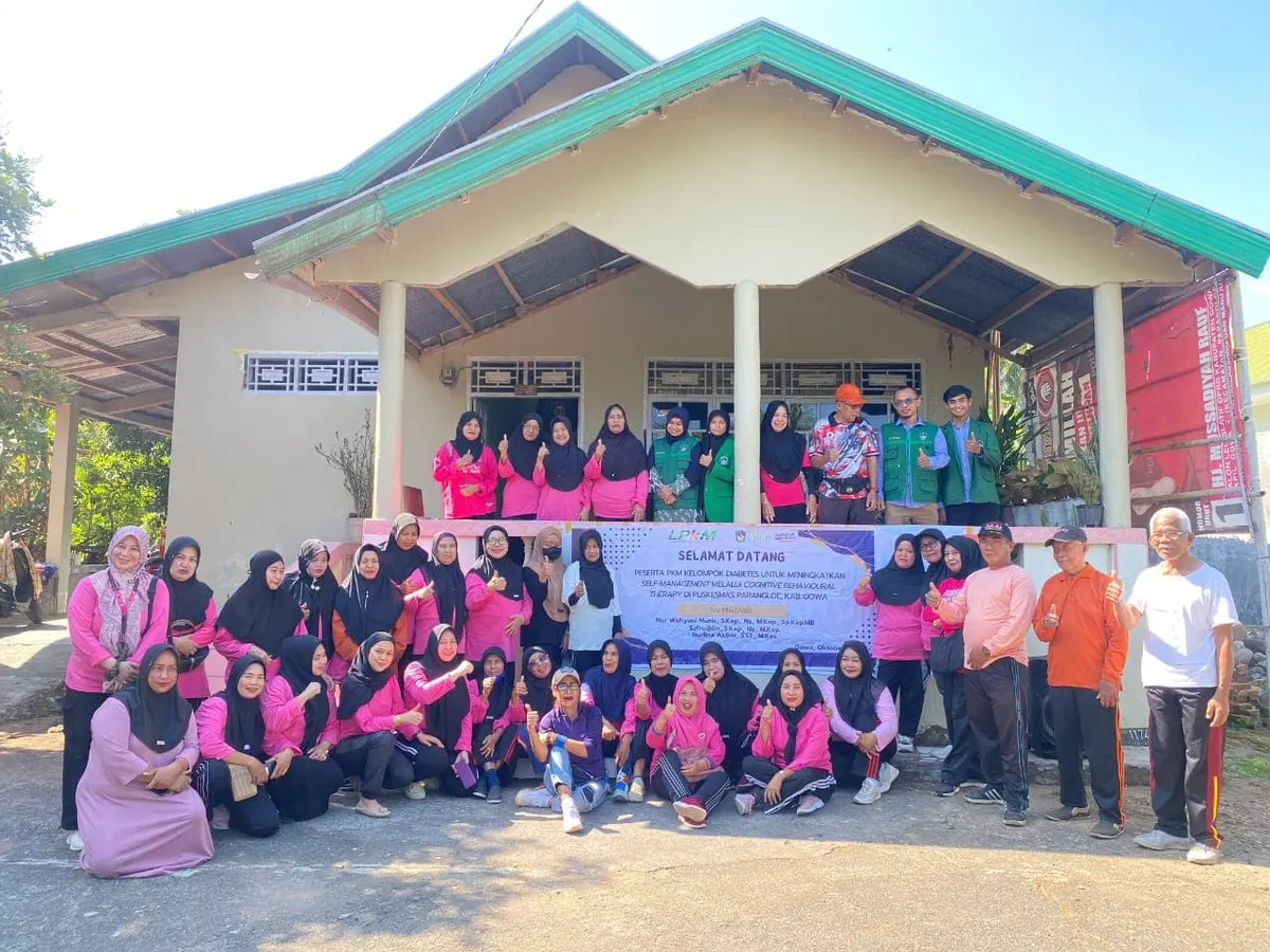 Foto pendukung: UMI FKM Adakan Pelatihan Self-Management untuk Kelompok Diabetes di Puskesmas Parangloe, Gowa
