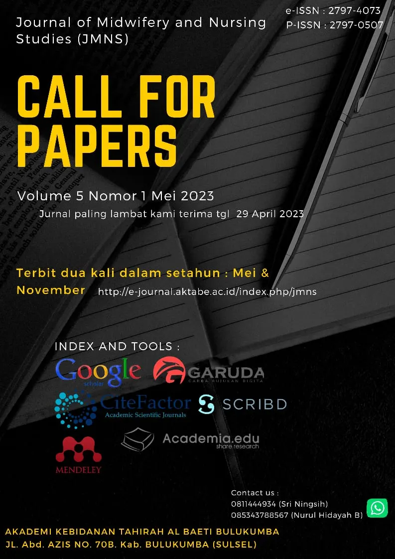 Foto pendukung: Jurnal of Midwifery and Nursing Studies (JMNS) Membuka Peluang Publikasi Artikel Jurnal