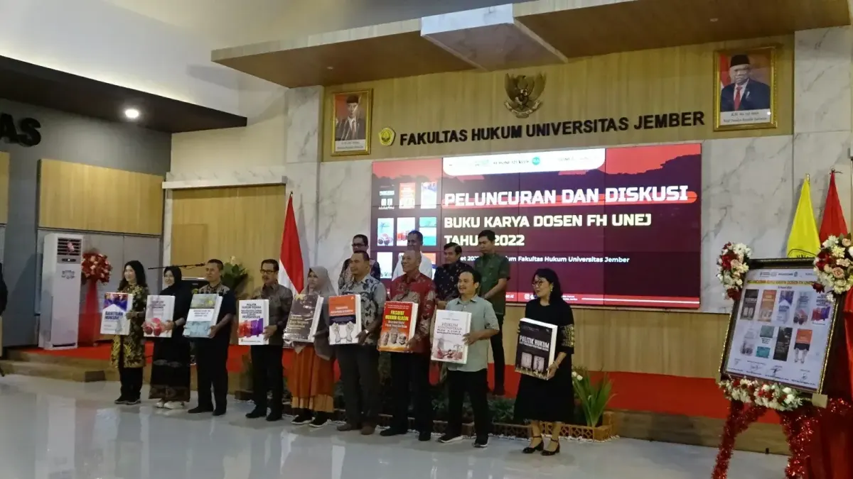 Foto pendukung: Inovasi FH Universitas Jember: Peluncuran 9 Buku Karya Dosen yang Menginspirasi Pengembangan Akademik di Indonesia