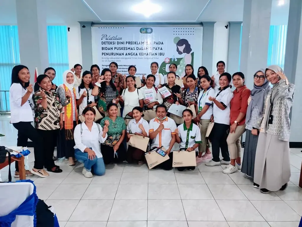 Foto pendukung: Pelatihan Deteksi Dini Preeklampsia oleh UNAIR Diharapkan Kurangi Angka Kematian Ibu di NTT