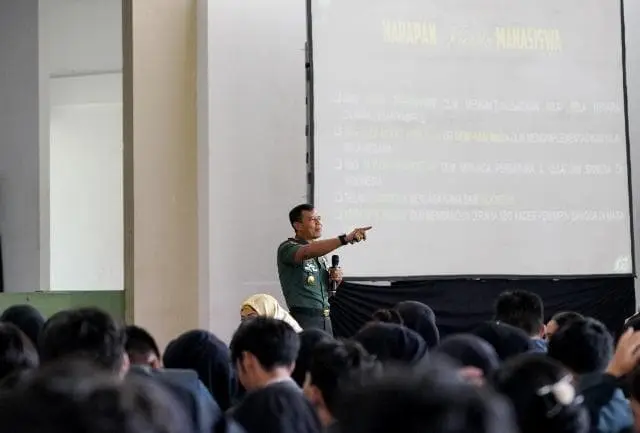 Ilustrasi Mahasiswa Unjaya Terima Pengetahuan Bela Negara dari Danrem 072/Pmk
