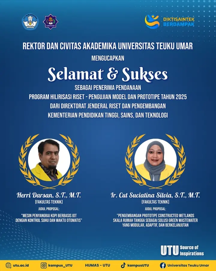 Ilustrasi Dua Dosen UTU Raih Pendanaan Bergengsi untuk Riset Inovatif Tahun 2025
