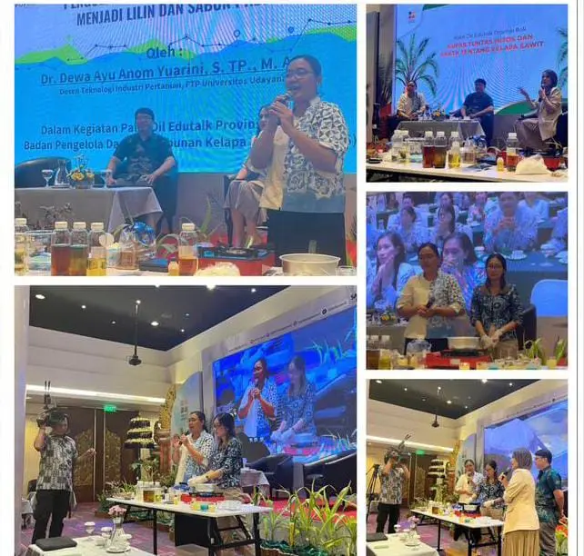 Ilustrasi Dosen Universitas Udayana Memimpin Edukasi Pengolahan Minyak Jelantah dalam Palm Oil Edu Talk Provinsi Bali