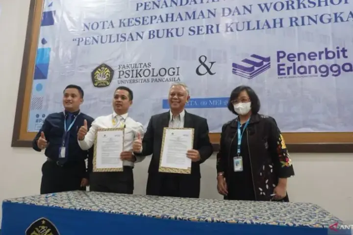Ilustrasi UP Fasilitasi Dosen Menjadi Penulis Buku: Kolaborasi dengan Penerbit Erlangga