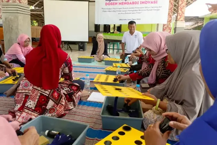 Ilustrasi Inovasi Urban Farming dan Digital Marketing: Dosen SV IPB University Bantu Warga Desa Buduan Jawa Timur Tingkatkan Ekonomi