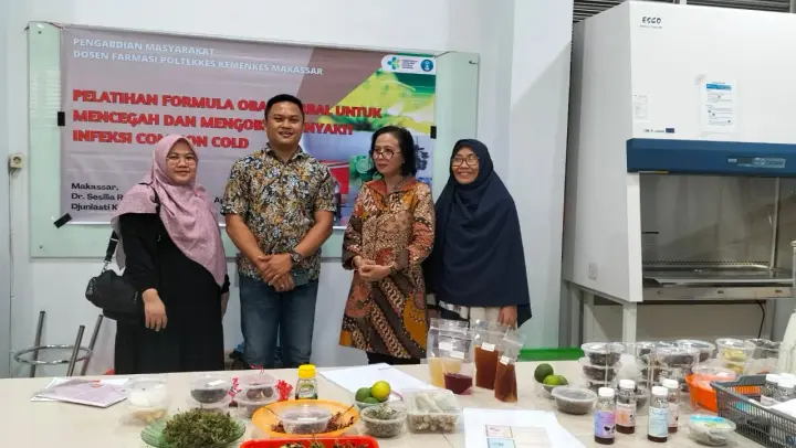 Ilustrasi Dosen Farmasi Poltekkes Kemenkes Makassar Ajak Masyarakat Manfaatkan Tanaman Herbal untuk Obat Common Cold dan Peluang UMKM Minuman Herbal