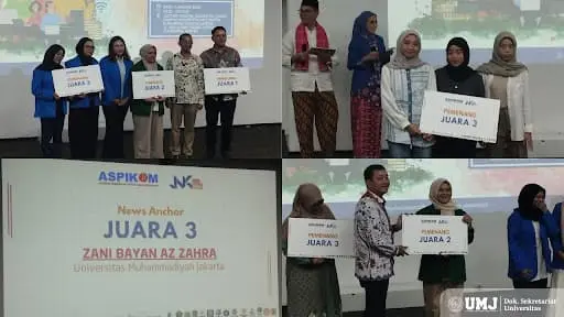 Ilustrasi Dosen dan Mahasiswa Ilkom FISIP UMJ Raih Penghargaan Prestisius dari ASPIKOM Jabodetabek