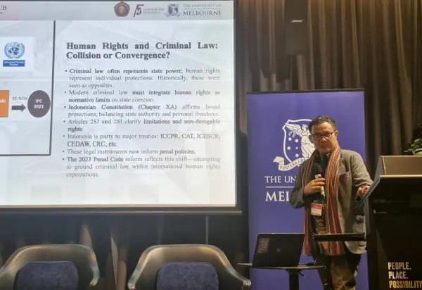 Ilustrasi Dosen FH UB Kritik KUHP dan RKUHAP di Forum Internasional: Arah Hukum Pidana Dinilai Makin Represif