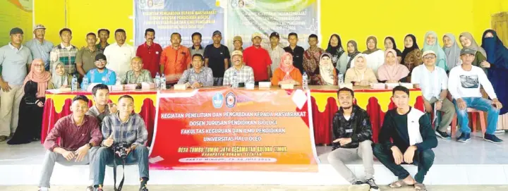 Ilustrasi Dosen Jurusan Biologi FKIP UHO Gelar Pengabdian kepada Masyarakat di Desa Tumbu-Tumbu Konsel untuk Pelestarian Lingkungan dan Tumbuhan Obat