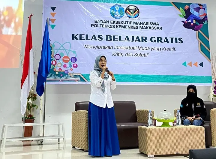 Ilustrasi Dosen Komunikasi Unismuh Makassar Menjadi Pembicara Utama dalam Seminar Public Speaking di Poltekkes Kemenkes Makassar
